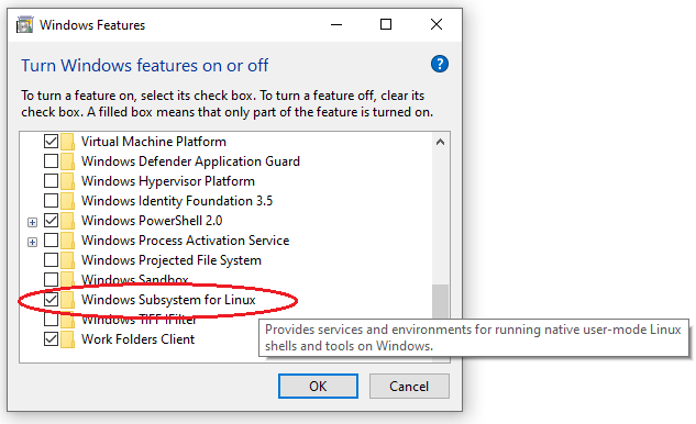 Windows Subsystem for Linux